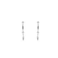 Orecchini Cuori Milano Donna in Argento Zircone 25333046